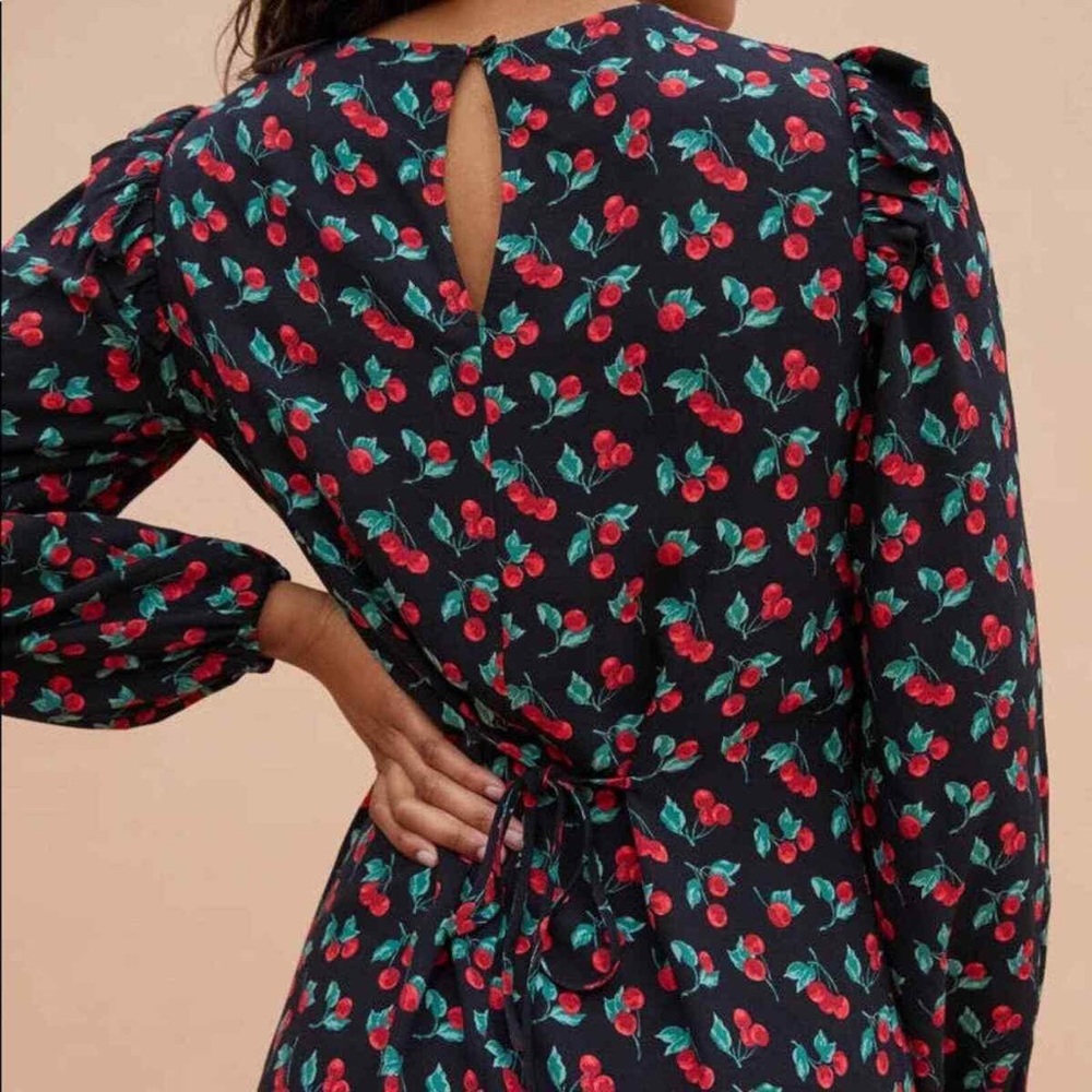 REFORMATION cherry print minidress, size XS